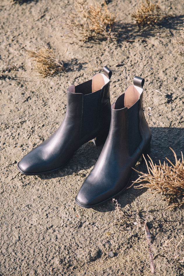 Classic Heel Boots Black