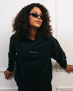 Jordaan VA Script Hoodie Black