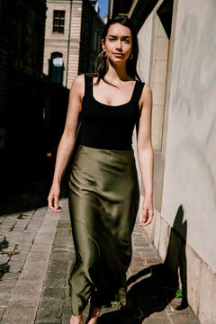 Iris Skirt Green