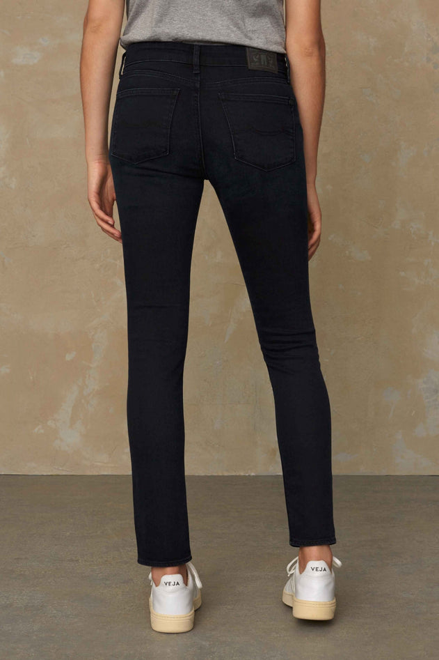 Juno Medium Jeans Blue Black Worn