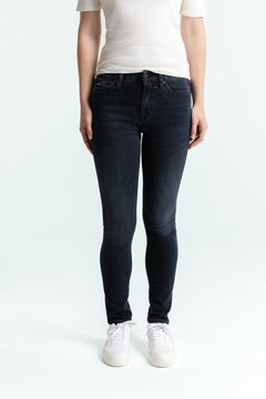 Juno Medium Jeans Blue Black Worn