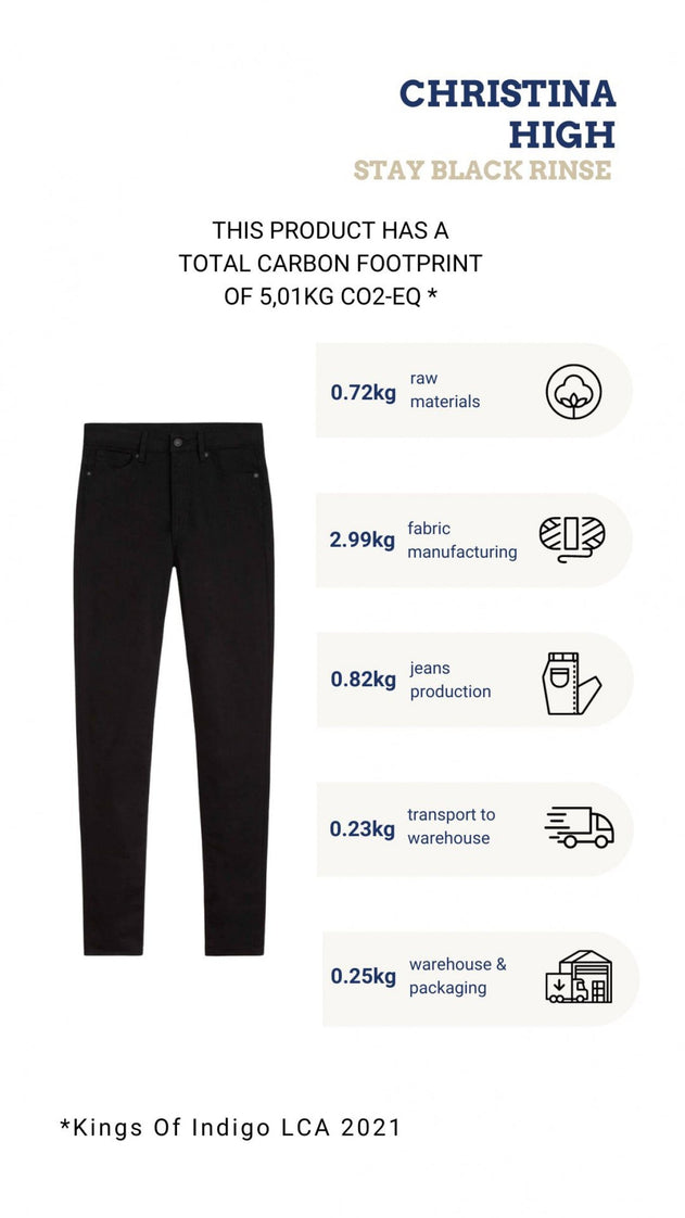 Christina High Jeans Stay Black Rinse