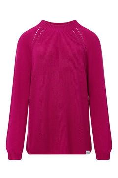 Atlanta Wool Blend Jumper Fuschia