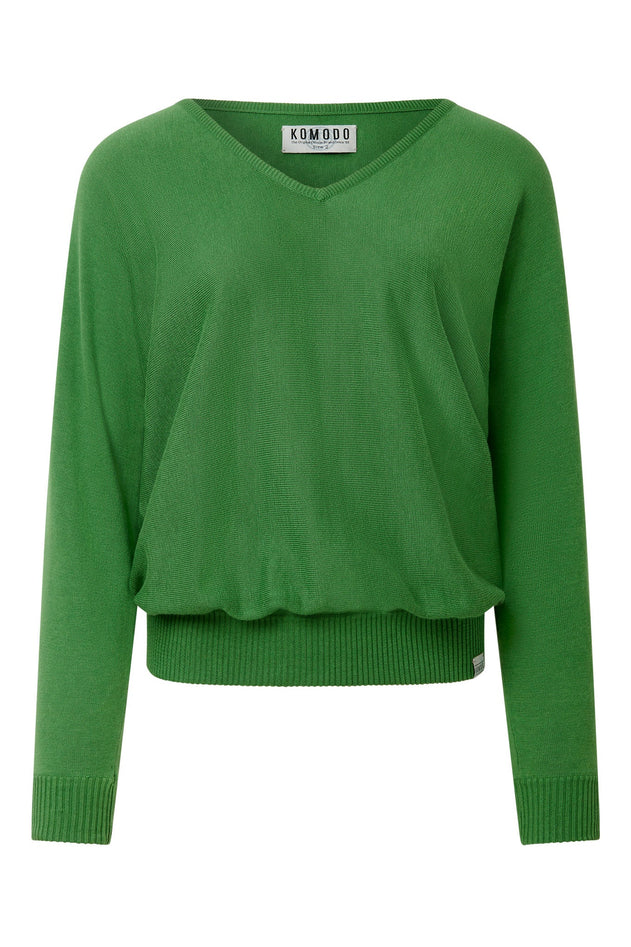 Clover Cotton Tencel Jumper Jungle Green
