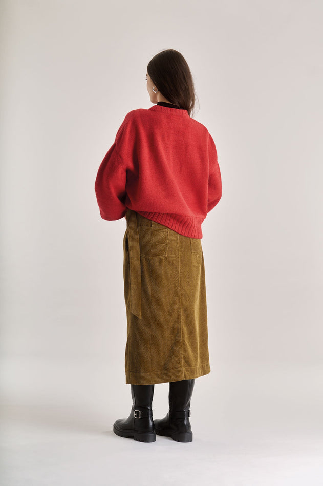 PALOMA Lambswool Jumper - Red