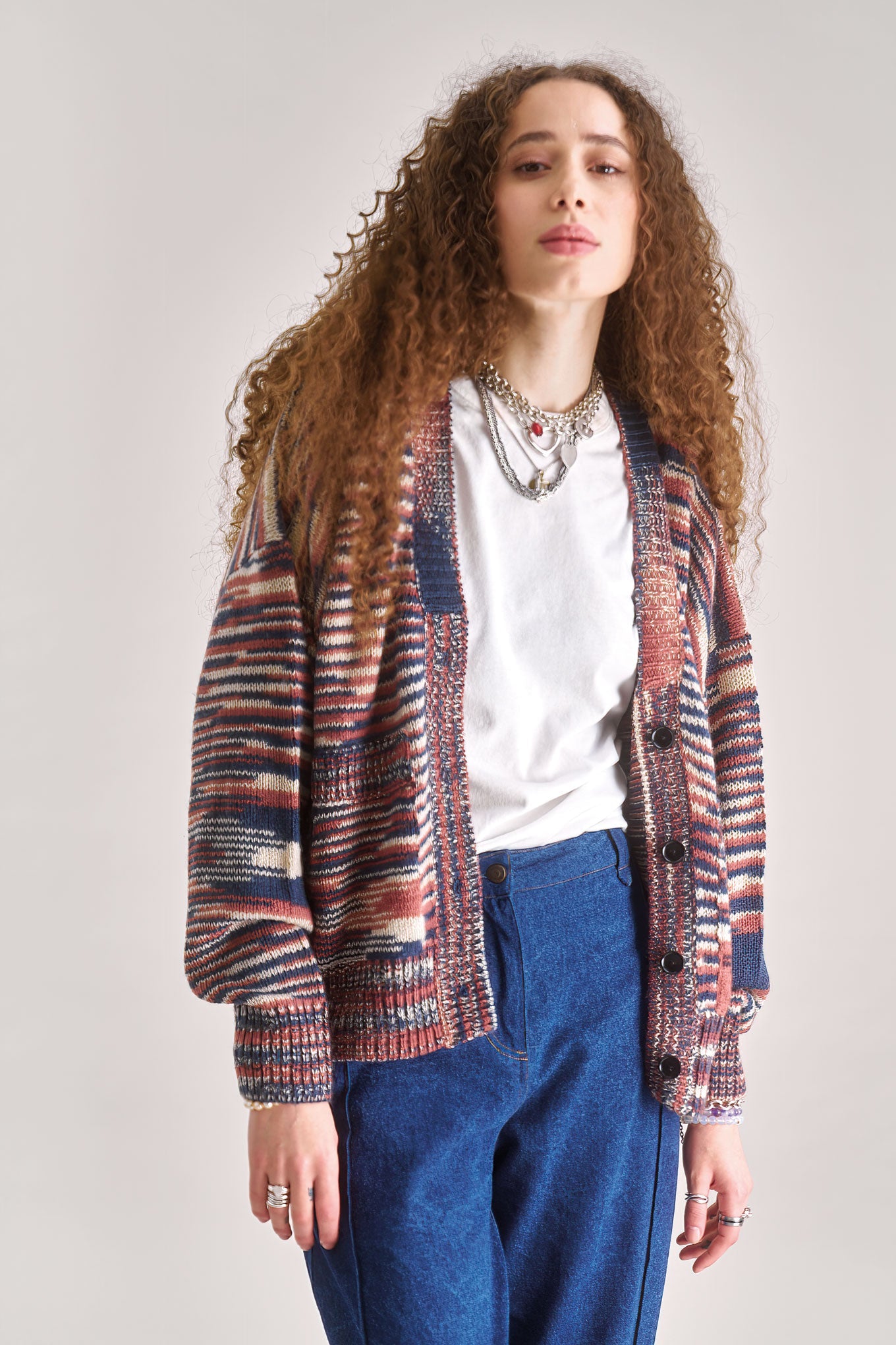 HOPE Lambswool Cardigan - Pink