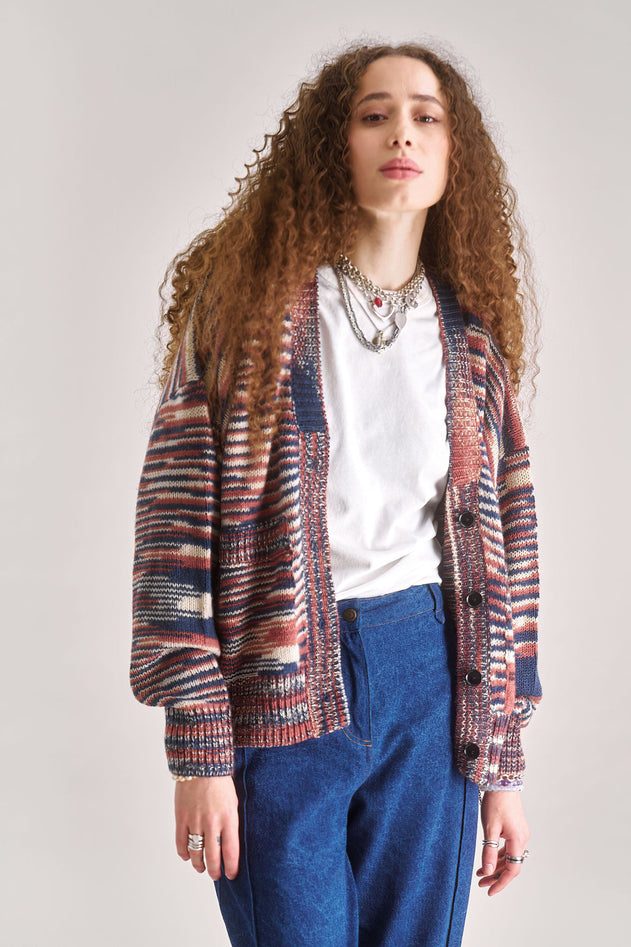 HOPE Lambswool Cardigan - Pink