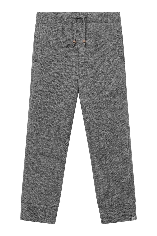 Kelvin Fleece Lined Wool Trouser Grey