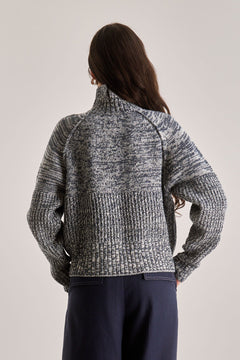 Millie Stripe Jumper Charcoal