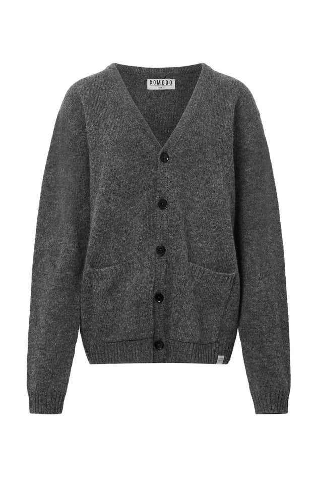 Batsa Wool Cardigan Grey