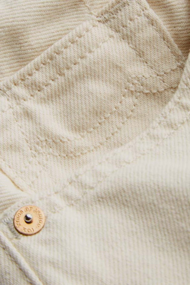 Liora Cropped Jeans White