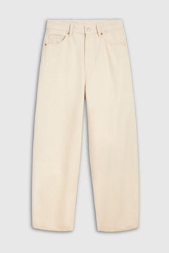 Leila Balloon Jeans Clean Recycled Ecru