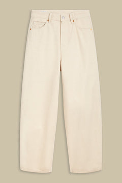 Leila Balloon Jeans Clean Recycled Ecru