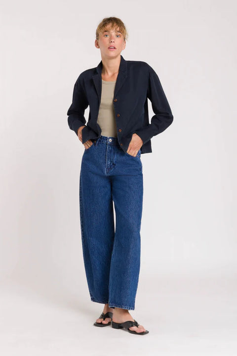 Leila Cropped Jeans Stanley Easy Mid