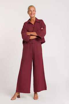 Wanda Shirt Dark Red