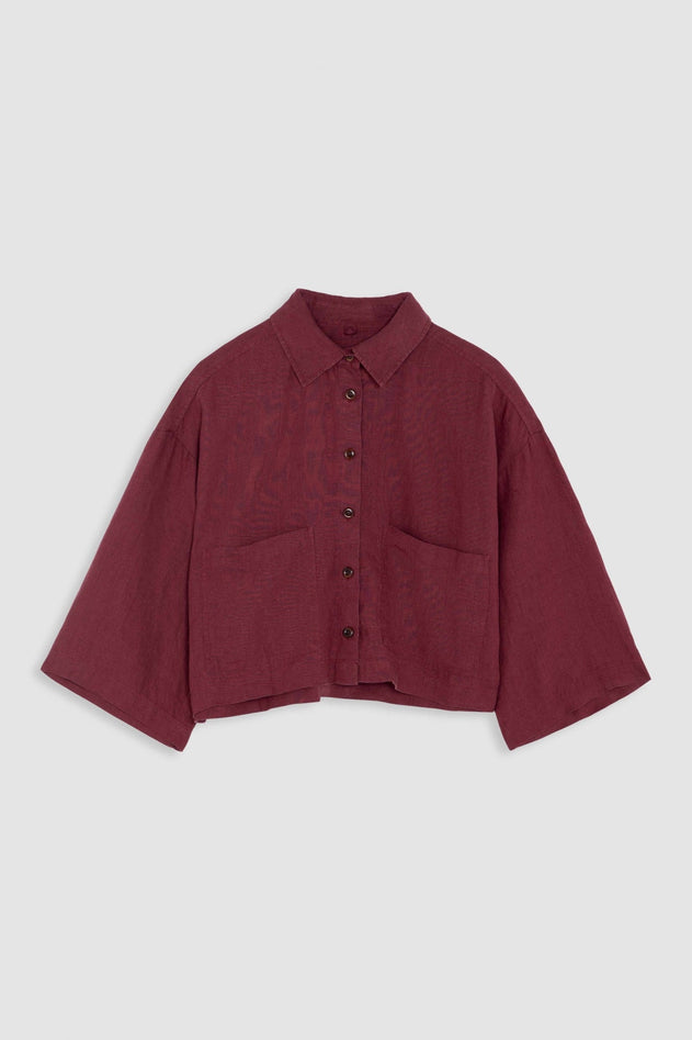 Wanda Shirt Dark Red