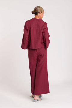 Wanda Shirt Dark Red