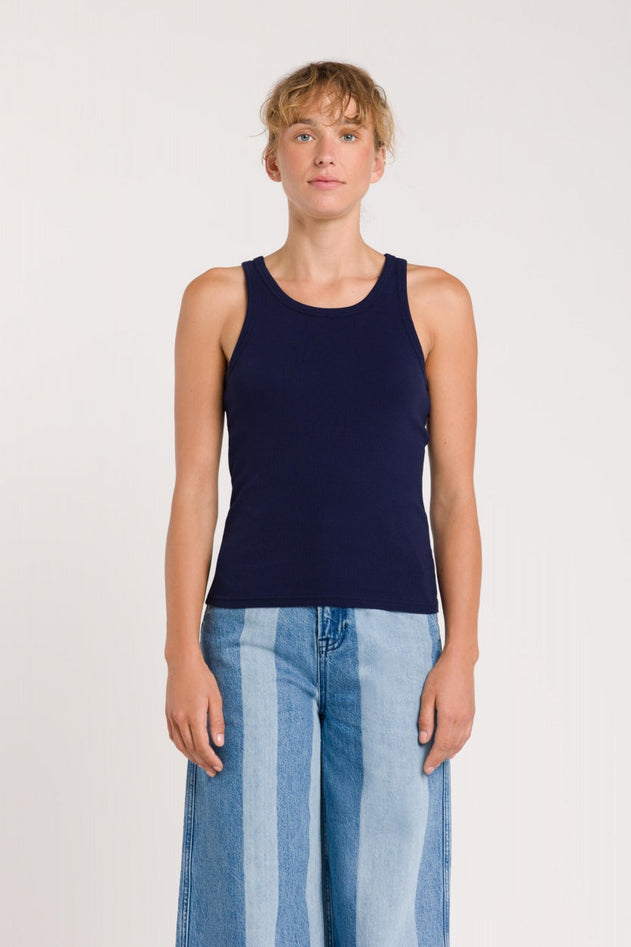 Kerry Tank Top Dark Blue