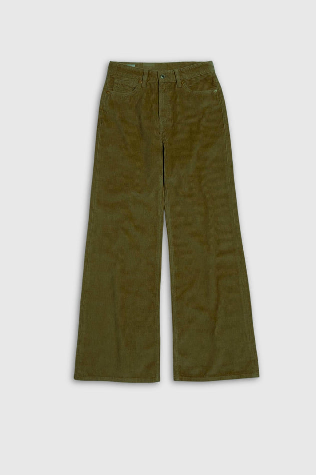 Jane Cord Trousers Burnt Olive Green