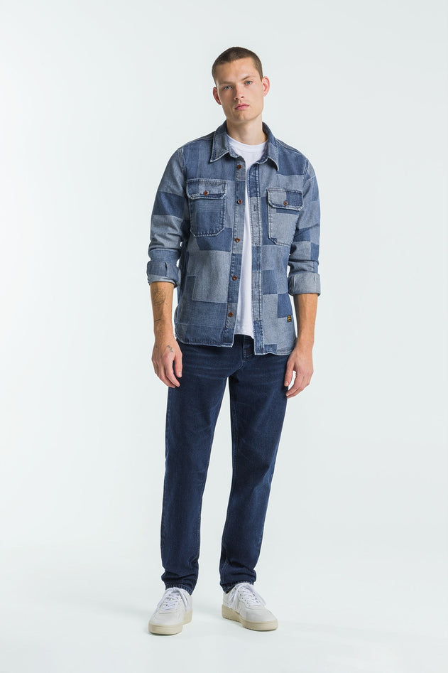 Sushan Jeans Holo Blue Black Worn