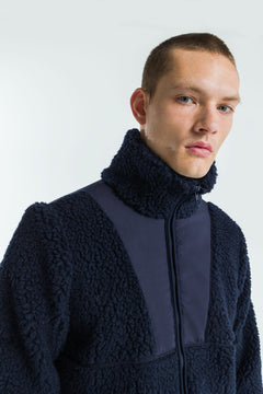 Totoku Unisex Sherpa Jacket Maritime Blue