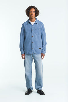 Men's Juntoku Shirt Quennel Light Blue