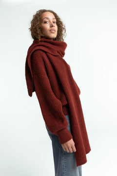 Khari Scarf Madder Brown