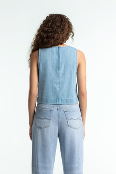 Belle Cropped Top Alabama Super Light