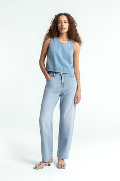 Belle Cropped Top Alabama Super Light