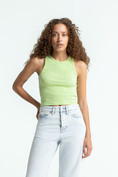 Joou Cropped Racerback Top Butterfly