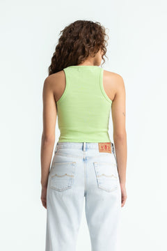 Joou Cropped Racerback Top Butterfly