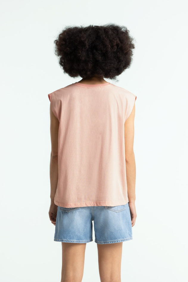 Aricia Top Peachy Keen Washed