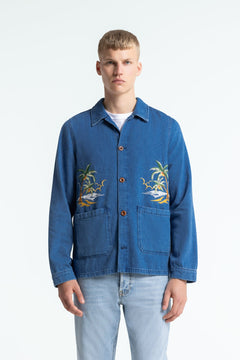 Duncan Denim Jacket Quennel Mid Sakujan