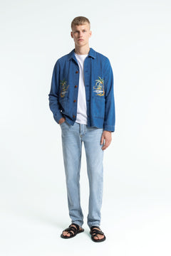 Duncan Denim Jacket Quennel Mid Sakujan