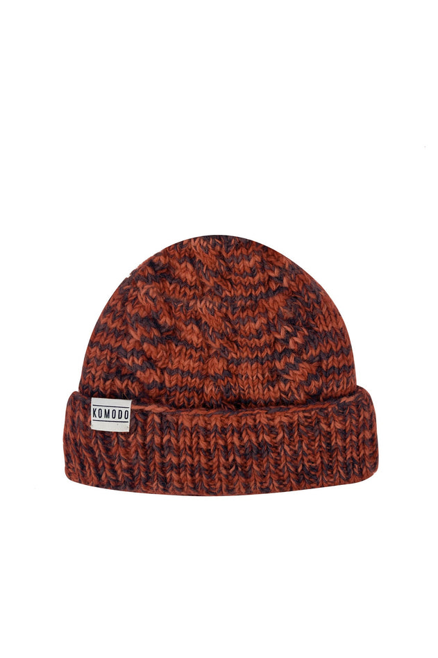 Matterhorn Beanie Hat Space Dye Terracotta