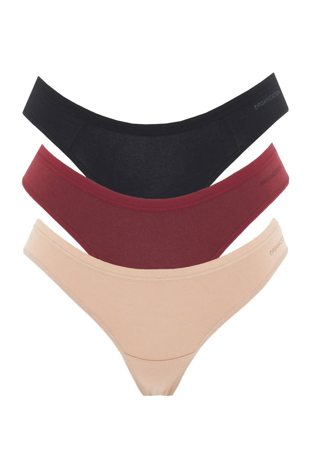 Kavinn Tanga Underpants 3-Pack Mixed