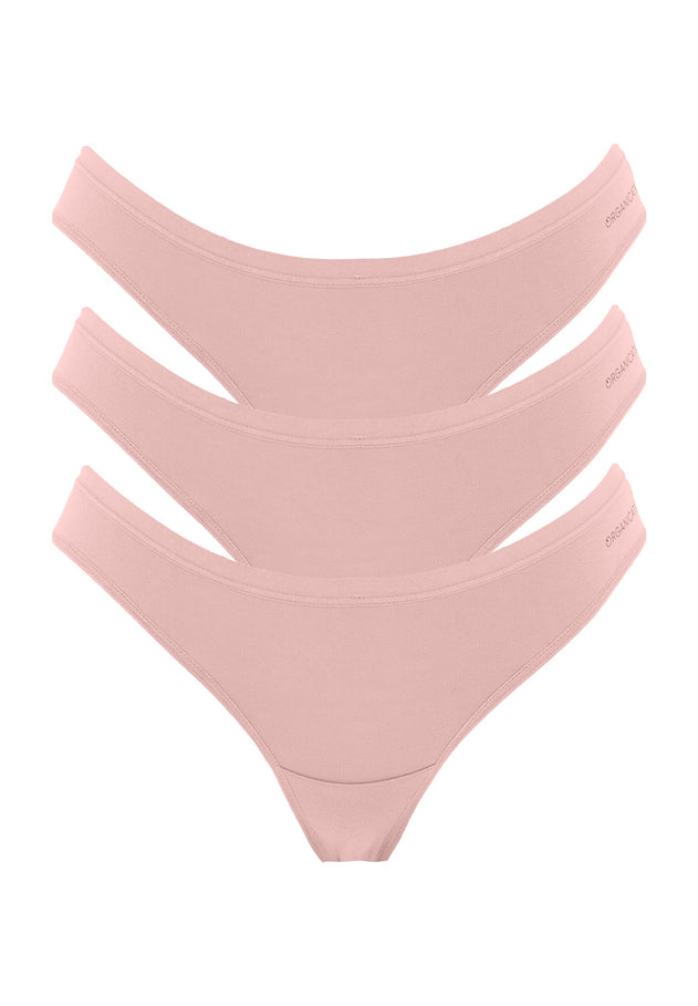 Kavinn Tanga Underpants 3 Pack Dusty Pink