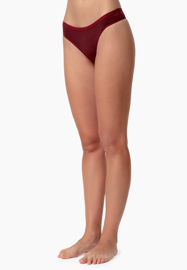 Kavinn Tanga Underpants 3 Pack Bordeaux Red