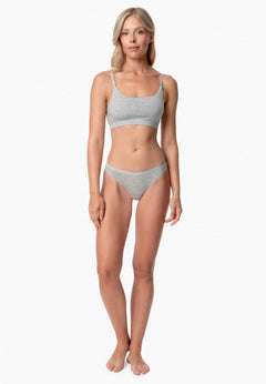 Kavinn Tanga Underpants 3-Pack Grey Melange