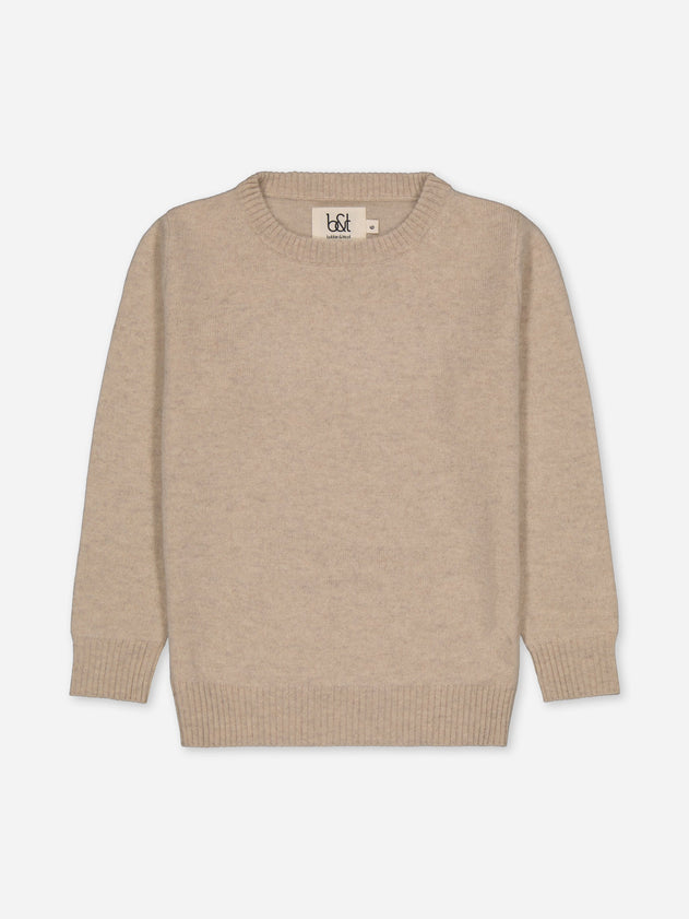 Kids' Cashmere Sweater Beige