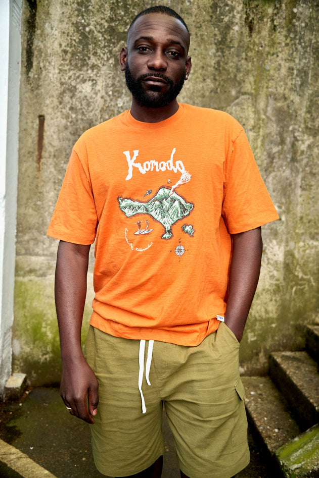 Bali Island Men's T-Shirt Burnt Orange