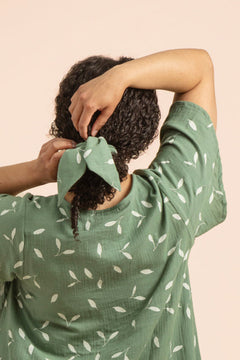 Ponytail Scarf Sage Wind