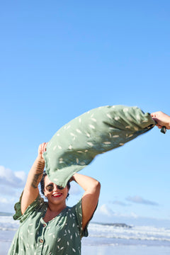 Square Scarf Sage Wind