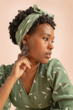 Square Scarf Sage Wind