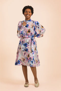 Puff Dress Lilac Anemone