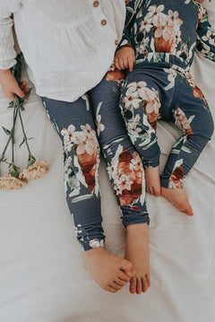 Kids' Blue Blossom Leggings