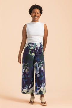 Soft Culottes Blue Anemone
