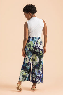 Soft Culottes Blue Anemone