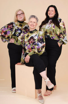 Puff Blouse Olive Anemone