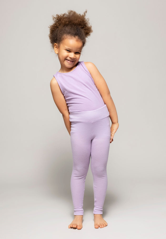 Kids' Aava Merino Pants Purple